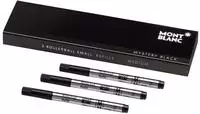 Montblanc&reg; 107323 Tintenrollermine Mozart - M, small, mystery black, 3 St&uuml;ck