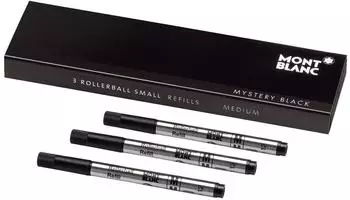 Montblanc Tintenroller-Mine small Mystery Black, M, 3 Stück (128240)
