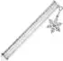 Swarovski Crystalline Kugelschreiber, Achteckform, Schneeflocke, weiß (5696718)