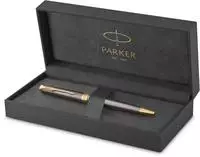 Parker 2213679, Parker Sonnet Ballpoint Pen | Grey Lacquer with Gold Trims |...