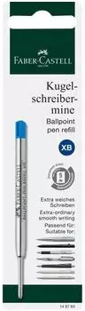 Faber-Castell Kugelschreibermine XB, blau, 5er-Pack (14879)