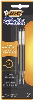 BIC Gelocity Quick Dry Gelschreiber 0,7mm schwarz, 2 St&uuml;ck (967263)