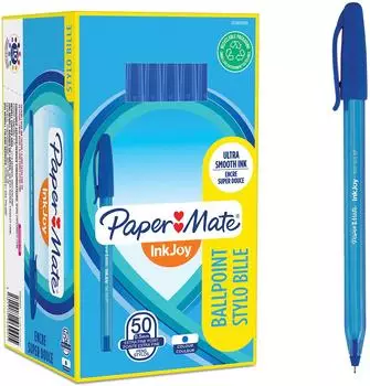 Paper-Mate InkJoy 100 Kugelschreiber mit Kappe, fein, blau (S0960900)