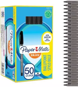 Paper-Mate InkJoy 100 ST Kugelschreiber schwarz, 0,8mm, 50 Stück (S0957120)