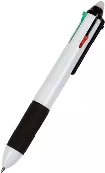 Wedo Kugelschreiber 4-farbig, Schiebemechanismus, auswechselbare Minen (2564400)