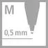 STABILO pointball Kugelschreiber blau, Druckmechanik, 0,5mm (10er-Pack)