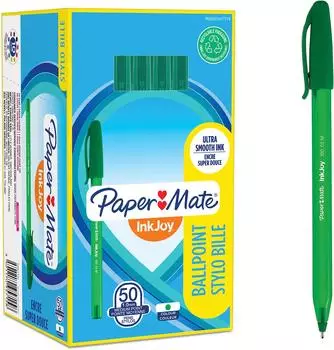 Paper-Mate InkJoy 100ST Kugelschreiber, mittel (1,0mm), grün, 50 Stück (S0957150)