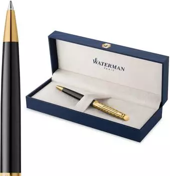 Waterman Hémisphère Opera Tintenroller, schwarz/gold, feine Spitze (2225137)