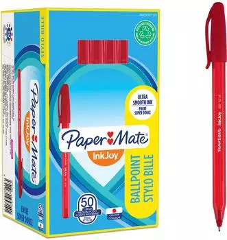 Paper-Mate InkJoy 100ST Kugelschreiber, rot (50er-Pack)