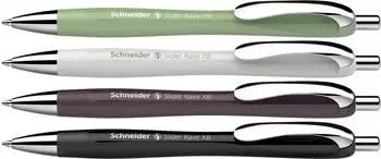 Schneider Slider Rave XB Kugelschreiber-Set, farbsortiert, 4-teilig (132684)