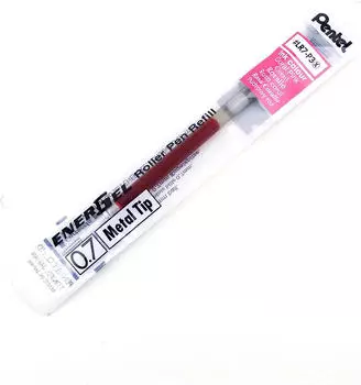 Pentel LR7 Ersatzminen Gelschreiber, korallenrot, 3er-Pack