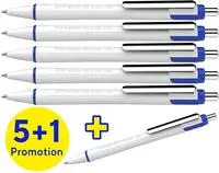 Schneider 133203, 5 + 1 GRATIS: Schneider Kugelschreiber Slider Xite wei&szlig;,
