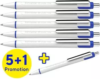 Schneider Slider Xite Kugelschreiber XB, blau, 6er-Pack (133286)