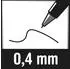 BIC 4 Colours Counter Pen Kugelschreiberständer, schwarz (527507)