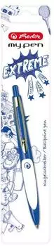 Herlitz my.pen Kugelschreiber, einziehbar, blau/weiß (50046850)