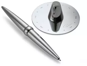 Philippi HELICOPTER Kugelschreiber mit Entscheidungsrad, 15cm, silber