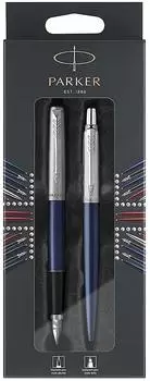 Parker Jotter DuoSet Kugelschreiber & F&uuml;llfederhalter royal blue (2046255)