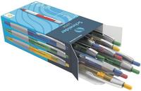 Schneider Loox - Anklippbarer versenkbarer Stift - Blau - Mehrfarben - Medium -