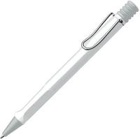 Lamy 1219680, LAMY Kugelschreiber safari wei&szlig; hochgl&auml;nzend, Schreibfarbe: blau, 1