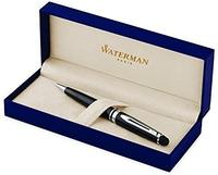 WATERMAN Kugelschreiber Expert Black M Blau Geschenkbox