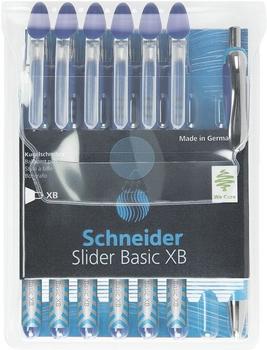 Schneider Slider Basic XB 6er-Set + Slider Rave XB blau (151277)