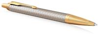 Parker 1931687, Parker IM Kugelschreiber | Premium Warm Silver | Mittlere Spitze 