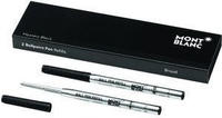 Montblanc Kugelschreibermine, Gro&szlig;raum, B, Schreibfarbe: mystery black (2 St&uuml;ck)