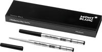 Montblanc Kugelschreibermine, Gro&szlig;raum, M, Schreibfarbe: mystery black (2 St&uuml;ck)