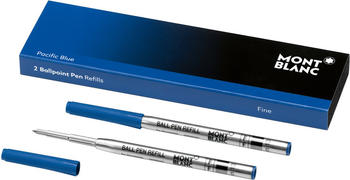 Montblanc 2 Kugelschreiberminen (F) Pacific Blue (116212)