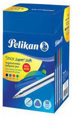 Pelikan Displ. Stick Super Soft Box mit 50 ST Sortiert (601504)