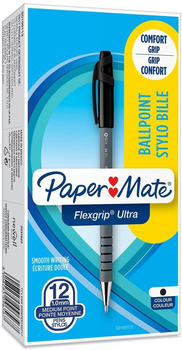 Paper-Mate Flexgrip Ultra Capped Ballpoint Pens black