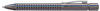 FABER-CASTELL Kugelschreiber GRIP 2011 silber Schreibfarbe blau, 1 St.