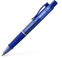 FABER-CASTELL Kugelschreiber Poly Ball View blau/transparent, Schreibfarbe: blau, 1