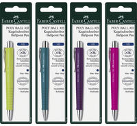 FABER-CASTELL Kugelschreiber POLY BALL Colous XB caribic blue, Schreibfarbe:...