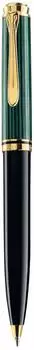 Pelikan Souverän K600 schwarz-grün/vergoldet Edelharz diamantbearbeitet (980086)
