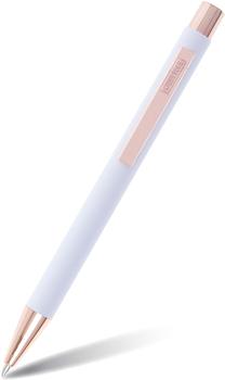 Online Soft Metal 21733/3D White Rose wei&szlig;/ros&eacute; Schrift schwarz (217333d)