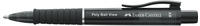 FABER-CASTELL Kugelschreiber Poly Ball View schwarz/transparent, Schreibfarbe: blau,