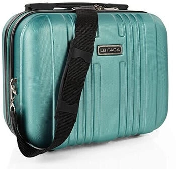 ITACA Sevron Toiletery Bag navy aqua