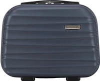 Wittchen 56-3A-314-91, Wittchen Abs-Reise-Kosmetiktasche Dunkelblau Groove Line Abs