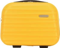 Wittchen 56-3A-314-50, Wittchen Gelbes Beauty Case Aus Abs Gelb Groove Line Abs