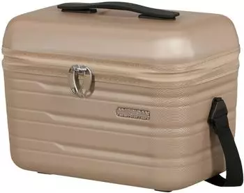 American Tourister Flashline Beauty Case ivory gold