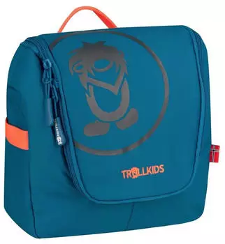 Trollkids Kid's Wash Bag (657-197-000) atlantic blue / dark navy / glow orange