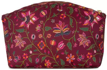 Oilily Cilou Cosmetic Bag Joy Flowers (MEOIL0827-89) chocolate weinrot