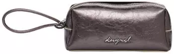 Desigual Mone Capsule Zip Bag Kulturbeutel (25WAYP41) plata oscura