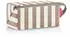 Reisenthel fold case summerstripes coffee