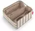 Reisenthel fold case summerstripes coffee