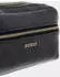 Guess Double Zip Organizer Toiletry Bag coal logo