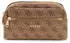 Guess Double Zip Organizer Kulturbeutel (PW7564P6273) latte logo