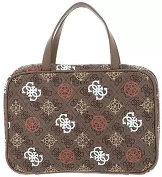 Guess Travel Case Double Zip Beauty Case (PW7441P4213) brown multi