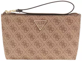 Guess Double Make Up Bag (SWSG7459145) latte logo